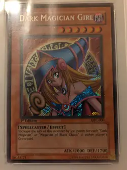 Yu-Gi-Oh! TCG Dark Magician Girl Magician's Force MFC-000 1st Edition PSA 9 Mint - Image 4