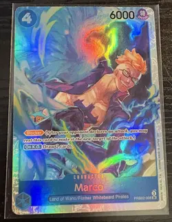 One Piece Premium Booster the Best Vol. 2 Marco PRB02-008 SR Foil - Image 1
