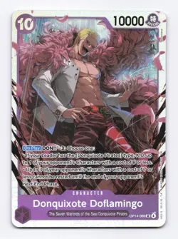 Donquixote Doflamingo OP14-069 (Foil) (SR) One Piece The Azure Sea's Seven OP14 - Image 1