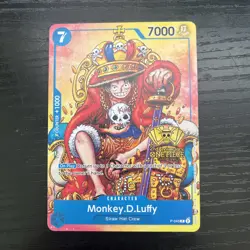 Monkey D Luffy Convention Promo One Piece Promotion Card Non Foil Mint P-043 - Image 1