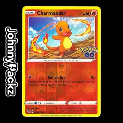 Charmander 008/078 - 2022 Pokemon GO Reverse Holo - Pokemon Card (NM) - Image 1