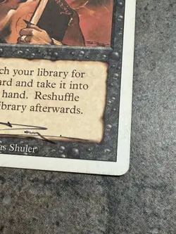 MTG Demonic Tutor Signed Card Magic the Gathering - Image 2