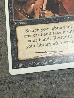 MTG Demonic Tutor Signed Card Magic the Gathering - Image 3