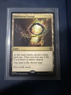 MTG Multiversal Passage Marvel's Spider-Man Rare Land Colorless Regular EN - Image 1