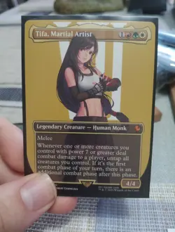 Tifa, Martial Artist (Borderless) Commander: Final Fantasy Regular (Mythic Rare) - Image 1