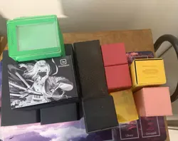 Deck Box Lot Of Various Brands MTG Plus Play Mat - Image 1