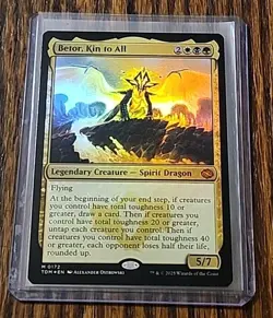 MTG Tarkir: Dragonstorm, Betor, Kin to All Foil - Unplayed - Image 1