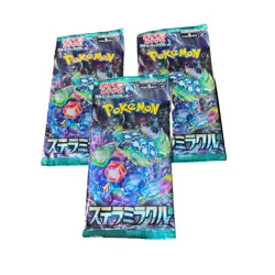 3 PACKS SEALED JAPANESE Stellar Miracle Booster Pack Pokemon - Stellar Crown - Image 1