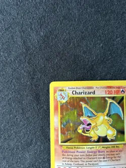 Pokemon CHARIZARD TCG Base Set 4/102 Holo Rare (LP-/MP+) - Image 2
