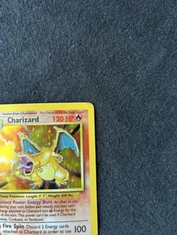 Pokemon CHARIZARD TCG Base Set 4/102 Holo Rare (LP-/MP+) - Image 5