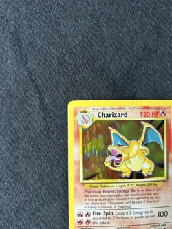 Pokemon CHARIZARD TCG Base Set 4/102 Holo Rare LP CONDITION!! - Image 2