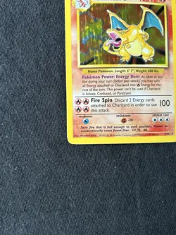 Pokemon CHARIZARD TCG Base Set 4/102 Holo Rare LP CONDITION!! - Image 3