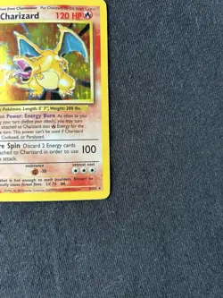 Pokemon CHARIZARD TCG Base Set 4/102 Holo Rare LP CONDITION!! - Image 4