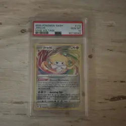 Pokemon Jirachi 119/185 Vivid Voltage Amazing Rare Holo PSA 10 TCG Card 2020 - Image 1