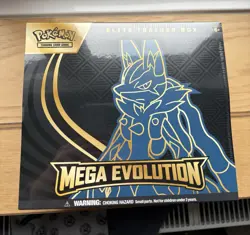 Pokemon TCG Mega Evolutions Lucario Elite Trainer Box - Image 1