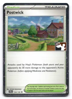 Postwick NM 154/159 Cosmos Holo Pokemon Prize Pack Series 7 PLAY STAMP - Image 1