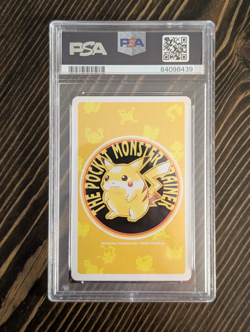 1998 Mr. Mime 7 Of Clubs Pokemon Yellow Playing Card JP - PSA 10 - POP 5!!!!! - Image 2