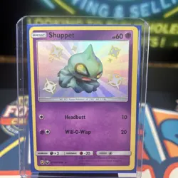 Holo Shuppet SV16/SV94 Shiny Holo Rare Hidden Fates Pokemon TCG - NM - Image 3