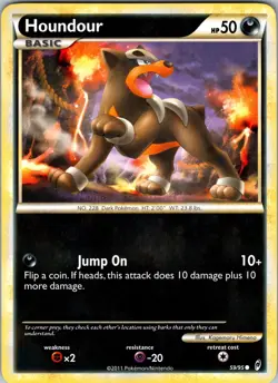 Houndour 59/95 Call of Legends Normal Pokemon TCG NM - Image 1