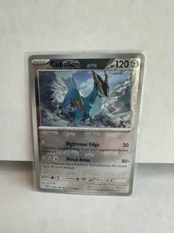 Pokemon TCG Cobalion 066/086 Masterball Reverse Holo Black Bolt Near Mint - Image 1
