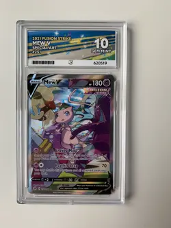 ACE 10 Mew V 251/264 Fusion Strike Alt Art Pokemon Card GEM MINT - Image 1
