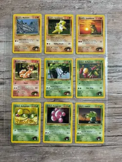 Complete Pokemon Gym Heroes Common Set 48 cards NM WOTC Vintage Original - Image 4