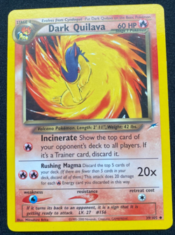 Pokemon TCG Dark Quilava Neo Destiny 39/105 Regular (LP) - Image 1