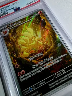 Pokemon 2023 Obsidian Flames 🔥199/197 Ninetails🔥 Holo Illustration Rare PSA 8! - Image 4