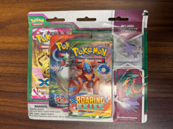 Pokemon TCG - XY Mega Evolution - 3-Booster Blister Pack - Mega Latios Pin - Image 1