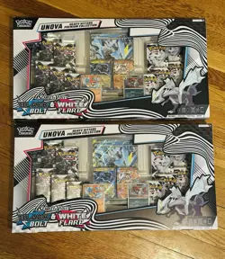 Pokemon Black Bolt White Flare Unova Heavy Hitters Premium Collection Lot 2x NEW - Image 1