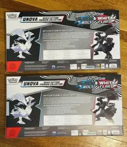 Pokemon Black Bolt White Flare Unova Heavy Hitters Premium Collection Lot 2x NEW - Image 2