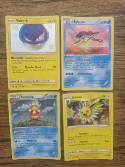 Pokemon Card Holo Job Lot Voltorb Sv13/Sv94, Suicune, Jolteon & Slowking TCG - Image 1