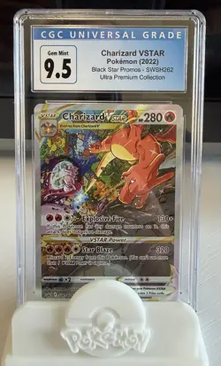 Pokemon Charizard VSTAR SWSH262 SWSH: Sword & Shield Promo Cards Holo CGC 9.5 - Image 1