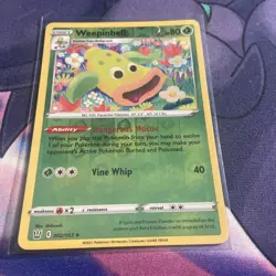Weepinbell 002/163 - Pokemon - SWSH - Battle Styles - Reverse Holo - Image 1
