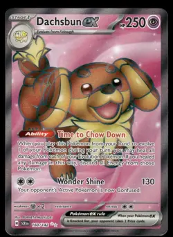 Dachsbun EX 160/142 - S&V Stellar Crown - Ultra Rare Full Art - Pokemon TCG NM - Image 1