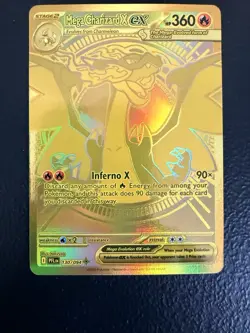 Pokemon Mega Charizard X EX 130/094 Phantasmal Flames Mega HR (VERY CLEAN CARD) - Image 3