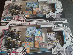 2 Pokemon Scarlet & Violet Black Bolt White Flare Unova Heavy Hitters Collection - Image 1