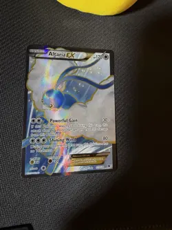 Pokemon TCG Altaria-EX Fates Collide Holo Card 123/124 Full Art Ultra Rare - Image 1