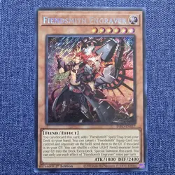 Yugioh Fiendsmith Engraver INFO-EN017 - Secret Rare - 1st Edition - LP - Image 1