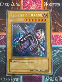Yu-Gi-Oh! TCG Red-Eyes B. Dragon BPT-005 Secret Rare Limited MP - Image 1