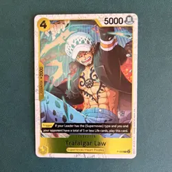 Bandai Trafalgar Law One Piece Card Game Supernovas/Heart Pirates P-008 - Image 1