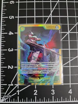 Dracule Mihawk OP14-119 SEC Foil One Piece TCG NM/M - Image 1