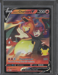 Lance's Charizard V Pokemon Card Promo SWSH133 Celebrations Black Star - Image 1