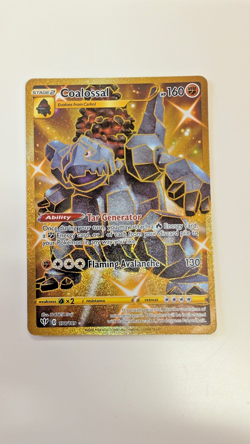 Coalossal Secret Rare Gold Card 198/189 - Darkness Ablaze - Pokemon TCG - Image 1