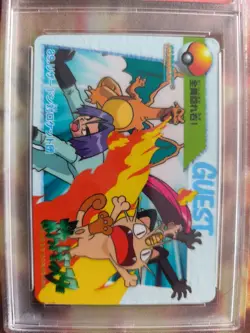 Pokemon Card Charizard Vs Team Rocket 89 Carddass Vending Anime Japanese PSA 4 - Image 3