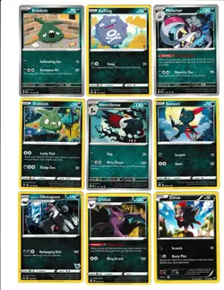 Pokemon TCG - (x9) Darkness Energy Pokemon Card Lot - Image 1