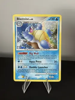 Blastoise - 2/127 - Holo Rare - Platinum - Pokemon Card - MP/HP - Image 1