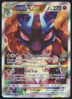 Lucario VSTAR Swsh291 Swsh: Sword & Shield Promo Cards Holo Near Mint - Image 1