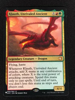 MTG Klauth, Unrival Ancient 050/062 Non Foil (NM) - Image 1