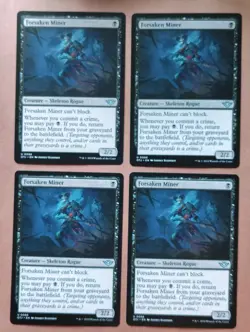 4x Forsaken Miner **NEAR MINT** **UNPLAYED** MTG - Image 1